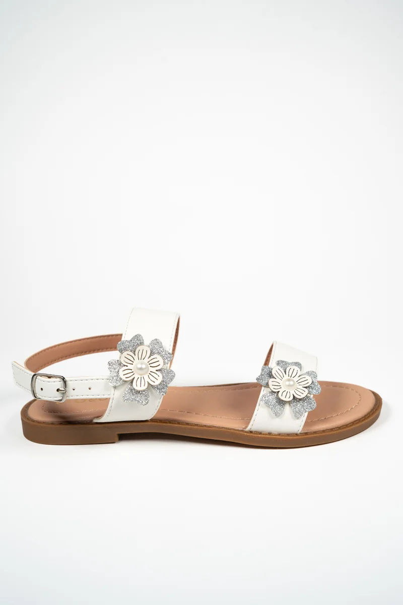 جيومني صنادل جيومني للبنات – صنادل مريحة ومريحة للأطفال، والبنات قبل المراهقة والصغيرات للمدرسة، واللعب والملابس اليومية